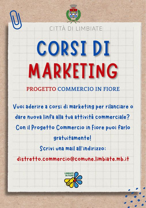 Corsi di Marketing per commercianti